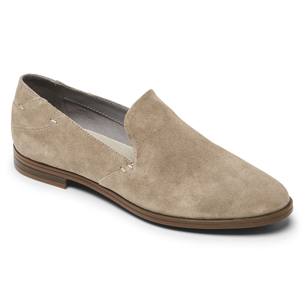 Mocasines Rockport Mujer Mexico - Perpetua Kaki - SCTLY0539